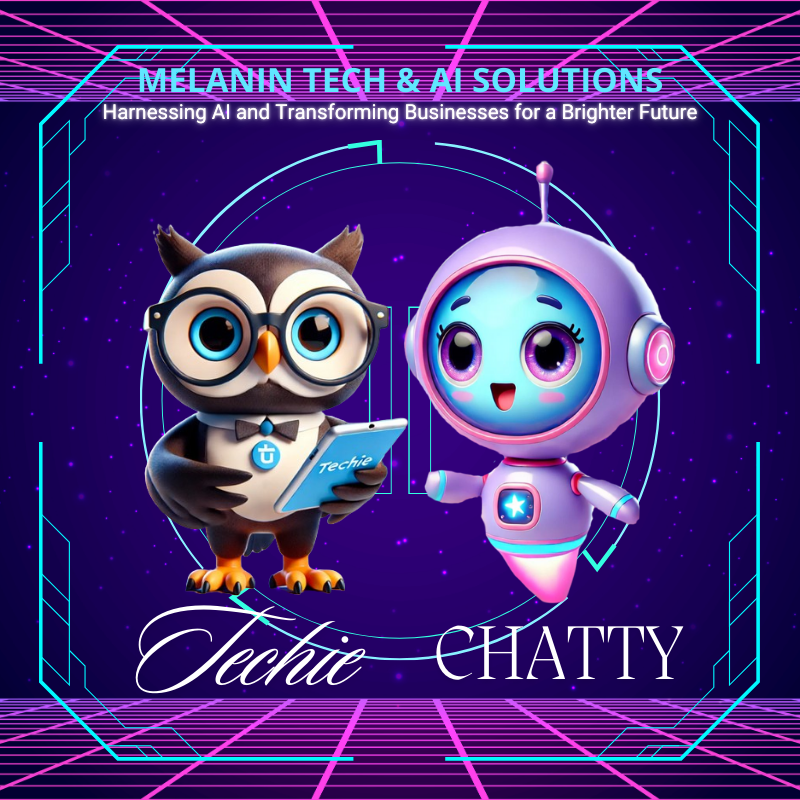 Melanin Tech & AI Solutions Logo